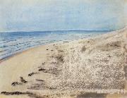 William Stott of Oldham Sand-dunes France oil painting artist